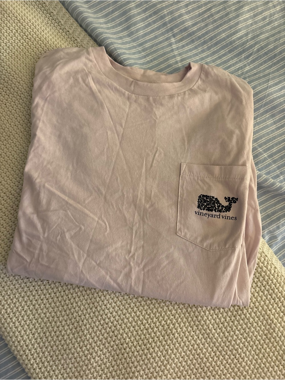 Vineyard Vines Light purple Long Sleeve Pocket Tee